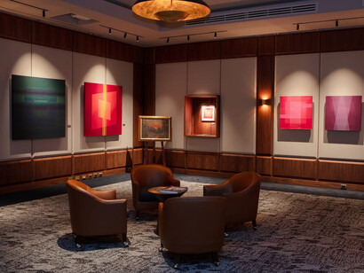 Álvaro Marín, Chromatisms, exhibition view. Courtesy of Leon Tovar Gallery