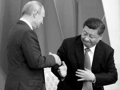 Vladimir Putin, presidente de la Federación Rusa y Xi Jinping