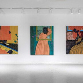 Jessica Soares. Who we are when the glory is gone, exhibition view. Courtesy of Rele Gallery Lagos