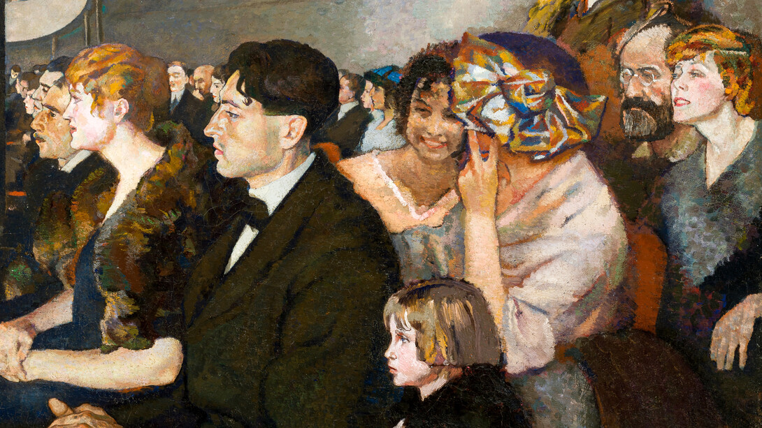 Anselmo Bucci, Odeon (dettaglio), 1919-1920. Cortesia di Mart