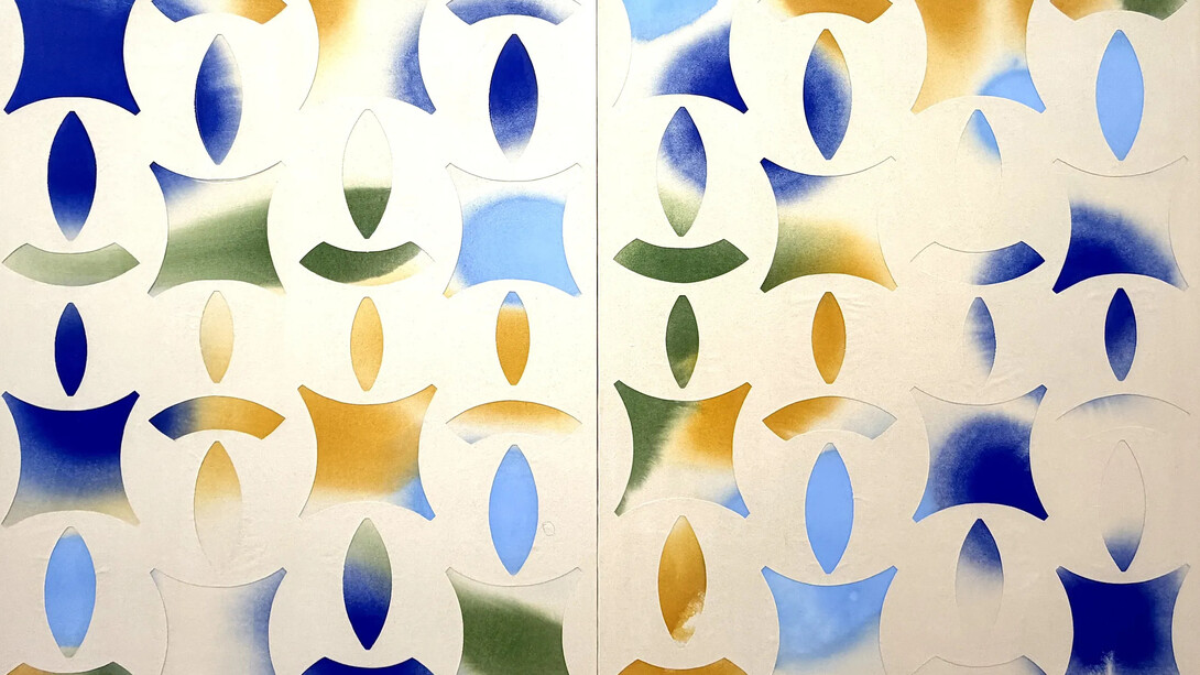 Kathleen Kucka, Sky to ground - Cut out series (detail), 2026. Courtesy of Heather Gaudio Fine Art