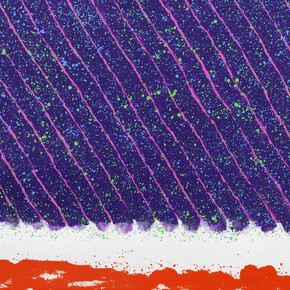 Hsiao Chin 蕭勤, Flying over the eternal garden-23《飛越永久的花園-23》(detail), 1998. Courtesy of 3812 Gallery