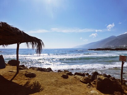 La Guaira, Venezuela. Descanso junto al mar