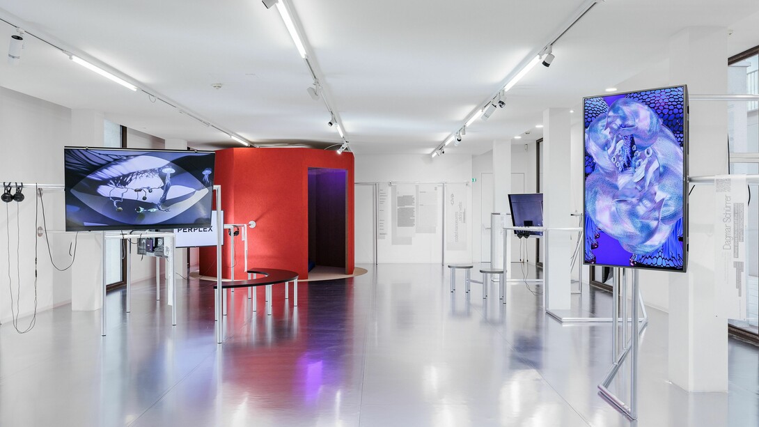 Various artists, Civa. Contemporary immersive virtual art, exhibition view. Courtesy of Lower Belvedere