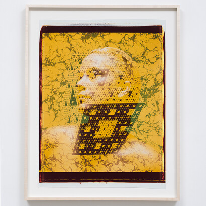 Ellen Carey
Self-Portrait, 1985
unique Polaroid 20 x 24
© Ellen Carey, Courtesy M+B Gallery, Los Angeles
