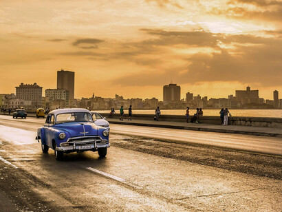 Vida del malecón habanero, La Habana, Cuba