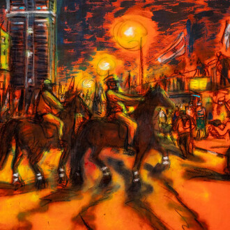 Olga Kundina, Demonstration, 2020. Courtesy of Tel Aviv Museum of Art