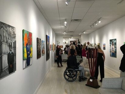 Paws For Art. Courtesy of Isabella Garrucho Fine Art