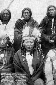 Retrato colectivo de Lakota Sioux chiefs, EUA,1891