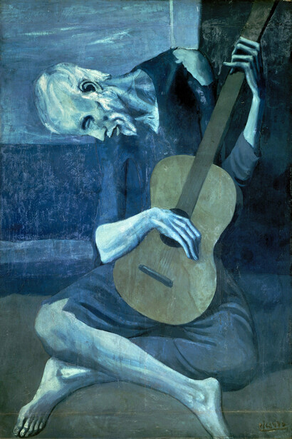 Pablo Picasso, El viejo guitarrista ciego (1901)