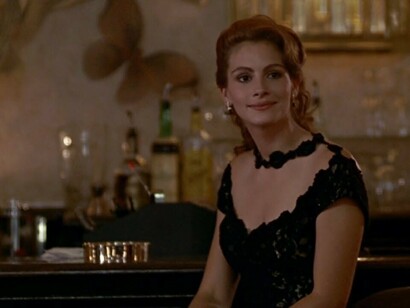 La semplice e forse un po’ trash Vivian, terrorizzata dall’invito a cena nel ristorante più à la page  di Hollywood