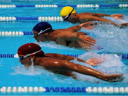 La natación como competición