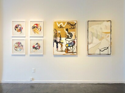 Mtendere Mandowa, Exhibition view. Courtesy of New Image Art