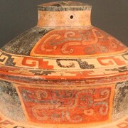 Figura antropomorfa femenina

Materiales: Cerámica

Clásico Tardío 600- 900 d.C.

Medidas: 231mm de alto x 160mm de ancho