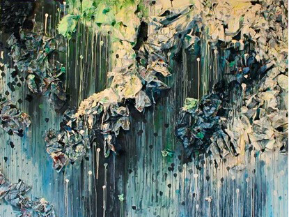 Elisabeth McDonald, Daydream I, 2014, Mixed Media, 150 cm x 300 cm