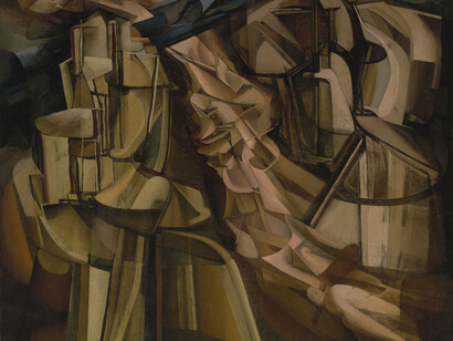 "El Rey y la Reina rodeados de mujeres desnudas", 
Marcel Duchamp