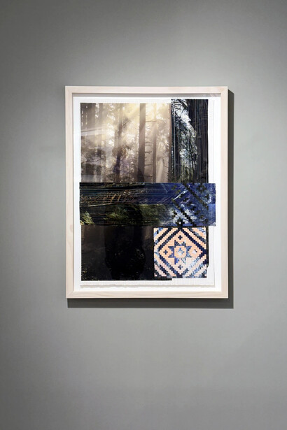 Sarah Sense, Land, line, blood, memory, exhibition view. Courtesy of Bruce Silverstein Gallery