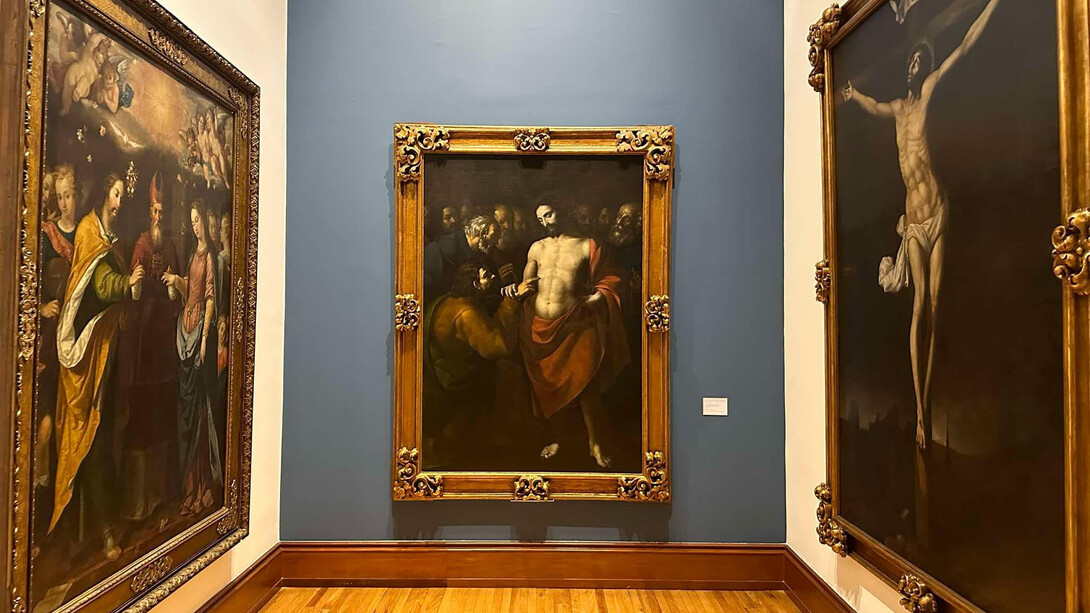 La colección virreinal del Museo Nacional de Arte, vista de exhibición. Cortesía del Museo Nacional de Arte