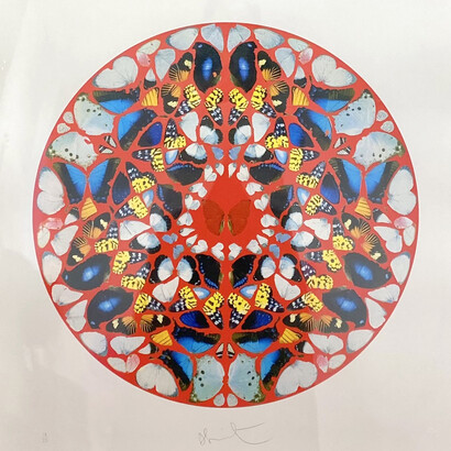 Damien Hirst, 2009, Signed limited edition 18/25 screenprint, 28x28 in with frame