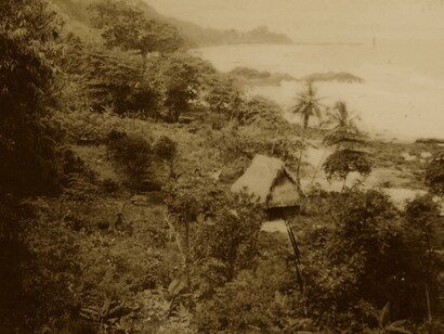 Rancho en Cocalito, en 1955. Foto: Archivos de Olof y Karen