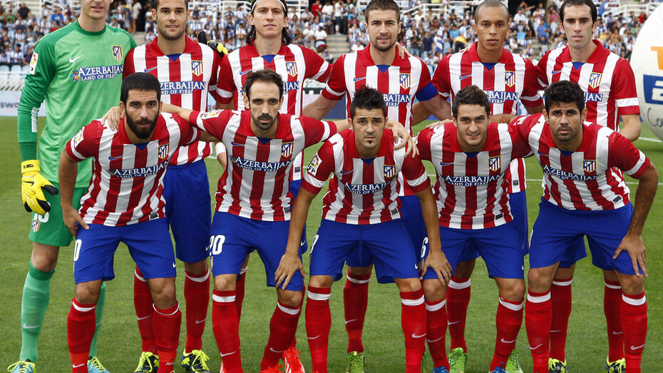 Alineación titular del Atlético de Madrid durante la temporada 2013-2014