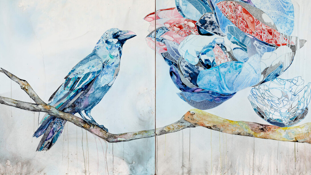 Belinda Fox, The conversation. Courtesy of Maybaum Gallery