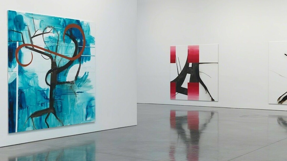 Albert Oehlen, Exhibition view. Courtesy of Gagosian