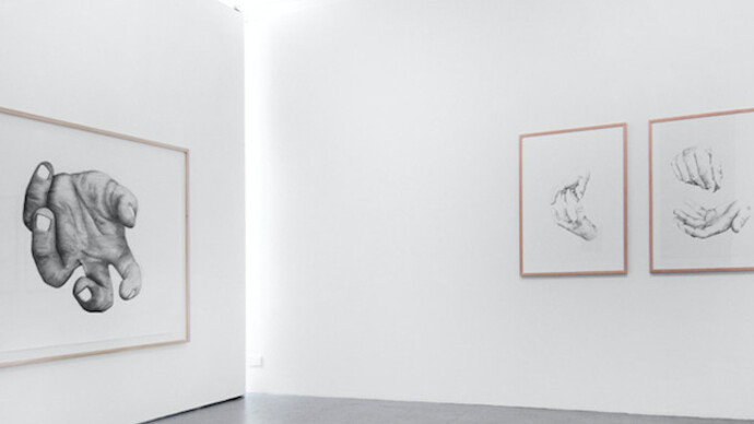 Simon Pfeffel, Exhibition view. Courtesy of galerie burster