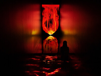 Universe of Fire Particles © teamLab Planets Tokyo