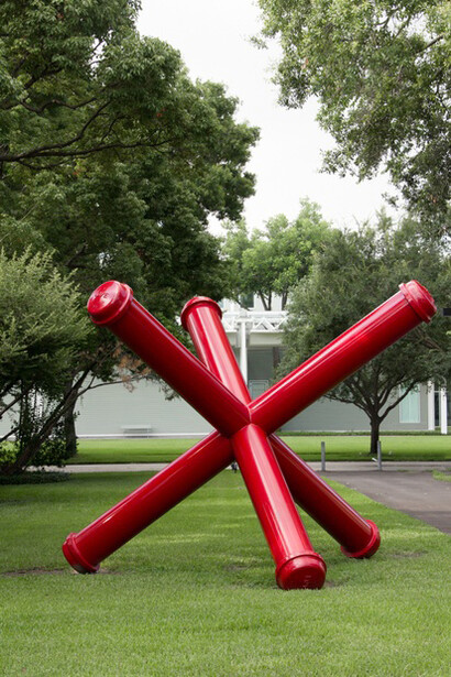 Outdoor Sculpture at the Menil. Courtesy of Menil