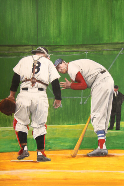 Ted and Yogi, courtesy of Margie Lawrence Fine Art