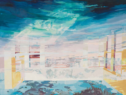 Michelle Jezierski, Leak, 2014, Oil on canvas, 140 x 160 cm