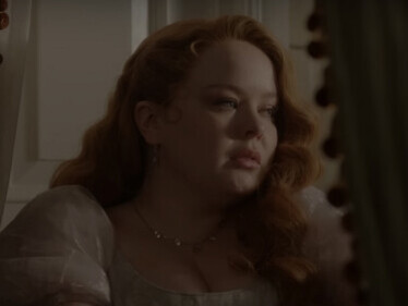 Nicola Coughlan as Penelope Featherington in Netflix's 'Bridgerton,' showcasing a modern take on Regency-era elegance and body positivity