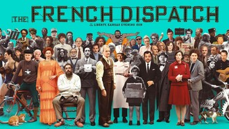 The film poster for Wes Anderson's the French Dispatch