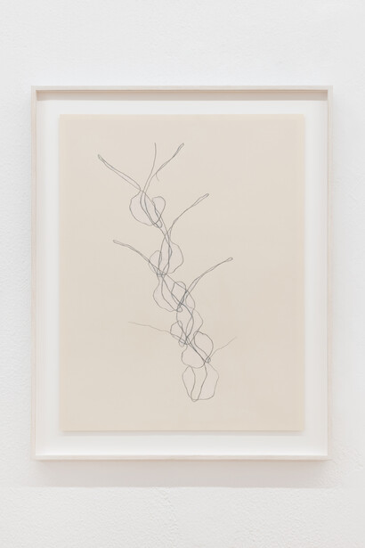 Juliana Cerqueira Leite, Wash hands (quickly leaving thumbs dirty) 3, 2023, Graphite and colored Luminance pencil on paper, 76.5 × 61.5 × 3.8 cm. Courtesy of Nogueras Blanchard Madrid