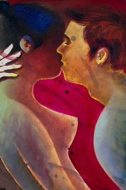 Amelie Mancini, Le baiser d'Orphée (detail), 2026. Courtesy of Massey Klein Gallery