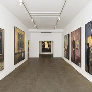 Atul Dodiya, The gatecrasher, exhibition view. Courtesy of Vadehra Art Gallery