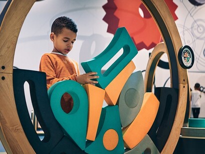 Zooom. Zone d’innovation pour enfants, vue d’exposition. Avec l’aimable autorisation d’Ingenium. Musée des sciences et de la technologie du Canada