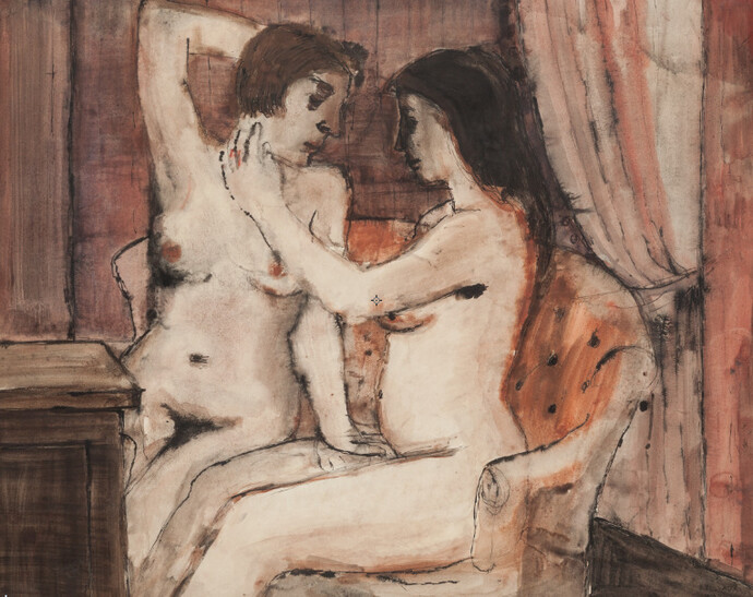 Paul Delvaux, le maître du rêve. Courtesy of Ville d'Evian