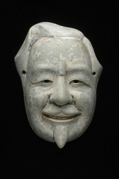 Simon Starling, The Innkeeper/Colonel Sanders from Project for a Masquerade (Hiroshima), 2010-2011. Rennie Collection, Vancouver. Mask maker: Yasuo Miichi, Osaka. Photo: Ruth Clark.