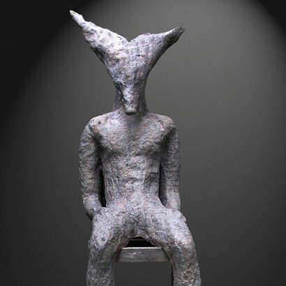 Group Show, Osiel (Magdalena Abakanowicz), 2005-2006, bronce, 226x58x90