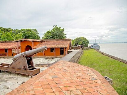 Canhão no Forte do Presépio, Pará, Brasil