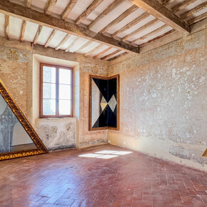 Michelangelo Pistoletto, La soglia, veduta della mostra. Per gentile concessione di Galleria Continua