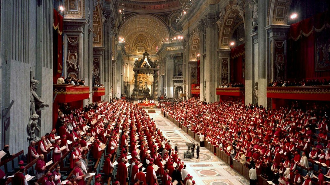 Sessione pubblica del Concilio Vaticano II, Basilica di San Pietro, Roma, Italia