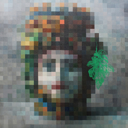 Salvo Ligama, Eva, 2014, 60 x 60 cm