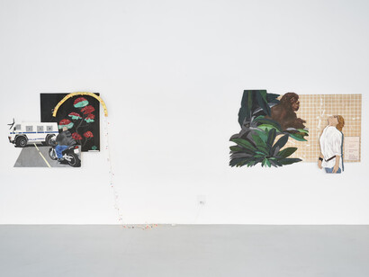 Katharien De Villiers. Echo Me / Here I am / Ecco Mi, installation view. Courtesy of Osart Gallery