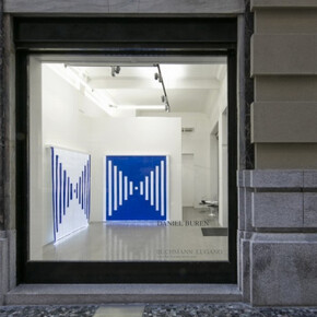 Daniel Buren. Courtesy of Buchmann Galerie