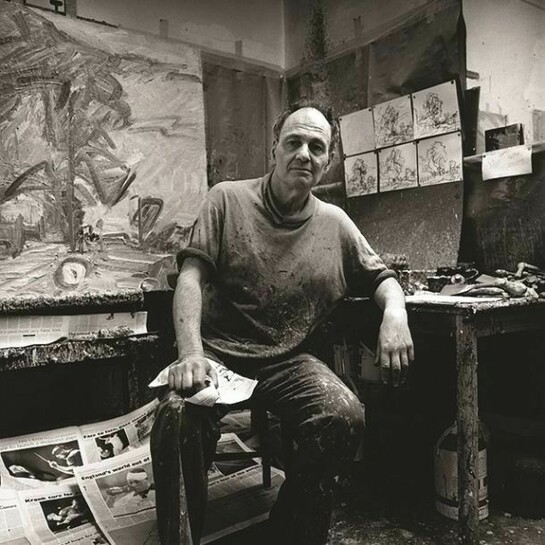 Nicholas Sinclair, Frank Auerback, 2000, photographic print on paper, Photograph © Nicholas Sinclair