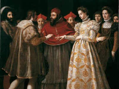 Jacopo di Chimenti - Nozze di Caterina de’ Medici con Enrico di Valois