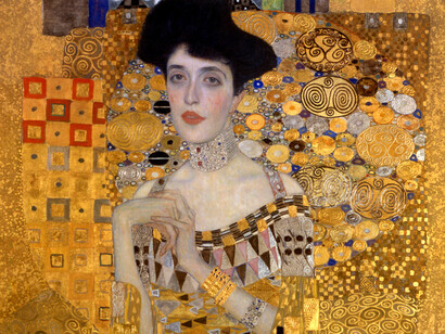 „Adele Bloch-Bauer I“ - Ausschnitt
(1907), G.Klimt